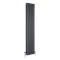 Radiatore Tradizionale Triplo Verticale Antracite Windsor 1800mm - Disponibile in Diverse Misure e Piedini