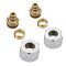 Hudson Reed - Cromato Manual Angolari Valve - 14mm Multi Euro Cone Adapters