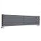 Radiatore di Design Orizzontale Doppio - Antracite - 354mm x 1780mm x 71mm - 1426 Watt - Sloane