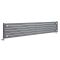 Radiatore di Design Orizzontale  - Antracite - 354mm x 1780mm x 54mm - 821 Watt - Sloane