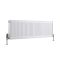 Radiatore a Piastra Orizzontale Moderno - Pannello Doppio Tipo 21 - Bianco - 400mm x 1200mm - Eco