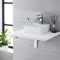 Lavabo Bagno da Appoggio Quadrato in Ceramica 280x280mm - Halwell