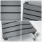 Radiatore di Design Orizzontale - Antracite - 354mm x 1600mm x 53mm - 773 Watt - Sloane