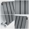 Radiatore di Design Orizzontale  - Antracite - 354mm x 1780mm x 54mm - 821 Watt - Sloane