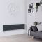 Radiatore di Design Orizzontale Doppio - Antracite - 354mm x 1600mm x 74mm - 1308 Watt - Sloane