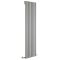 Radiatore di Design Verticale Argento - Colonne Rotonde - Savy