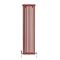Radiatore di Design Verticale Tradizionale Triplo - Rosso (Booth Red) - Alto 1800mm - Regent
