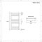 Scaldasalviette Elettrico Piatto 200W - Termoarredo Bagno Bianco - 800 x 600mm - Ive