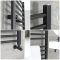 Radiatore Scaldasalviette Piatto - Nero - 1600mm x 600mm - 919 Watt - Nox