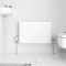 Radiatore a Piastra Orizzontale Moderno - Pannello Doppio Tipo 21 - Bianco - 400mm x 600mm - Eco