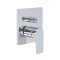 Miscelatore Doccia Moderno Manuale a 2 Vie Cromado - Harting