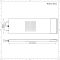 Soffione Doccia con Braccio Doccia Integrato per Parete Box Doccia 250x1000mm- Iko