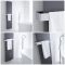Porta Salviette Cromato 420x60mm per Radiatori di Design