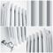 Radiatore Orizzontale Bianco Tradizionale a Tripla Colonna – 500mm x 1010mm – Bianco - Regent