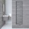 Scaldasalviette di Design Verticale con Attacco Centrale - Argento - 1780mm x 500mm x 30mm - 794 Watt - Torun