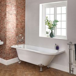 Vasca da Bagno Freestanding ad Angolo Tradizionale - 1685mm x 750mm - Scelta di Piedini e Opzione Entrata Sinistra e Destra - Legend
