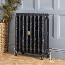 Radiatore in Ghisa - 768mm - Nero - Disponibile in Diverse Misure - Charlotte