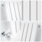 Radiatore di Design Verticale Bianco - Colonne Piatte - Sloane