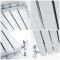 Radiatore di Design Verticale Bianco - Colonne Piatte - Sloane