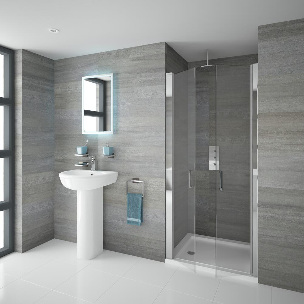 Porta Doccia Doppia Battente 800x1950mm