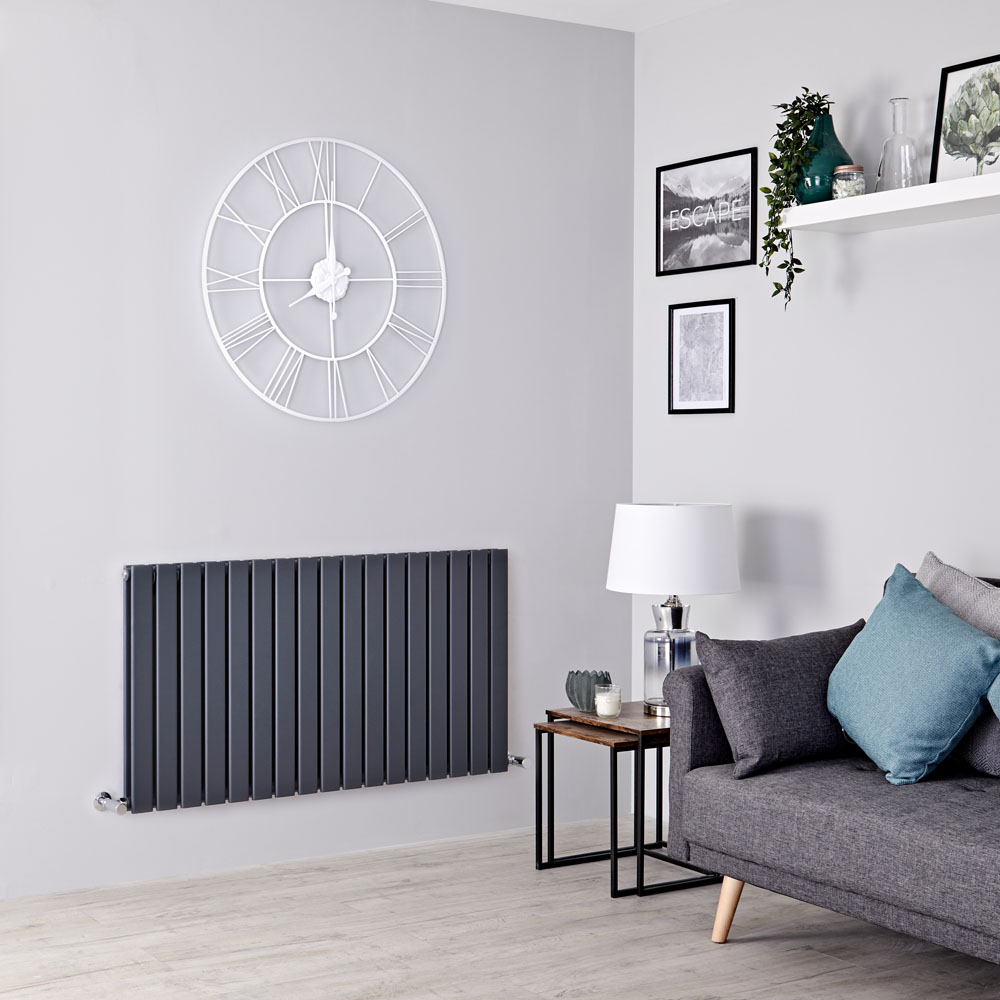 Radiatore di Design Orizzontale - Disponibile in Diverse Misure e Finiture - Delta