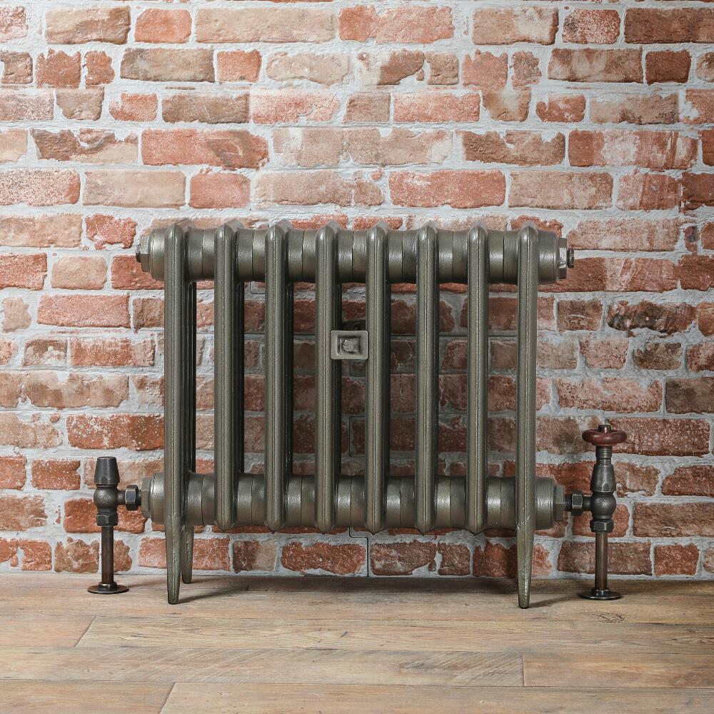 Radiatore in Ghisa 460mm - Finitura di Colore Ottone Antico - Victoria - Disponibile in Diverse Misure