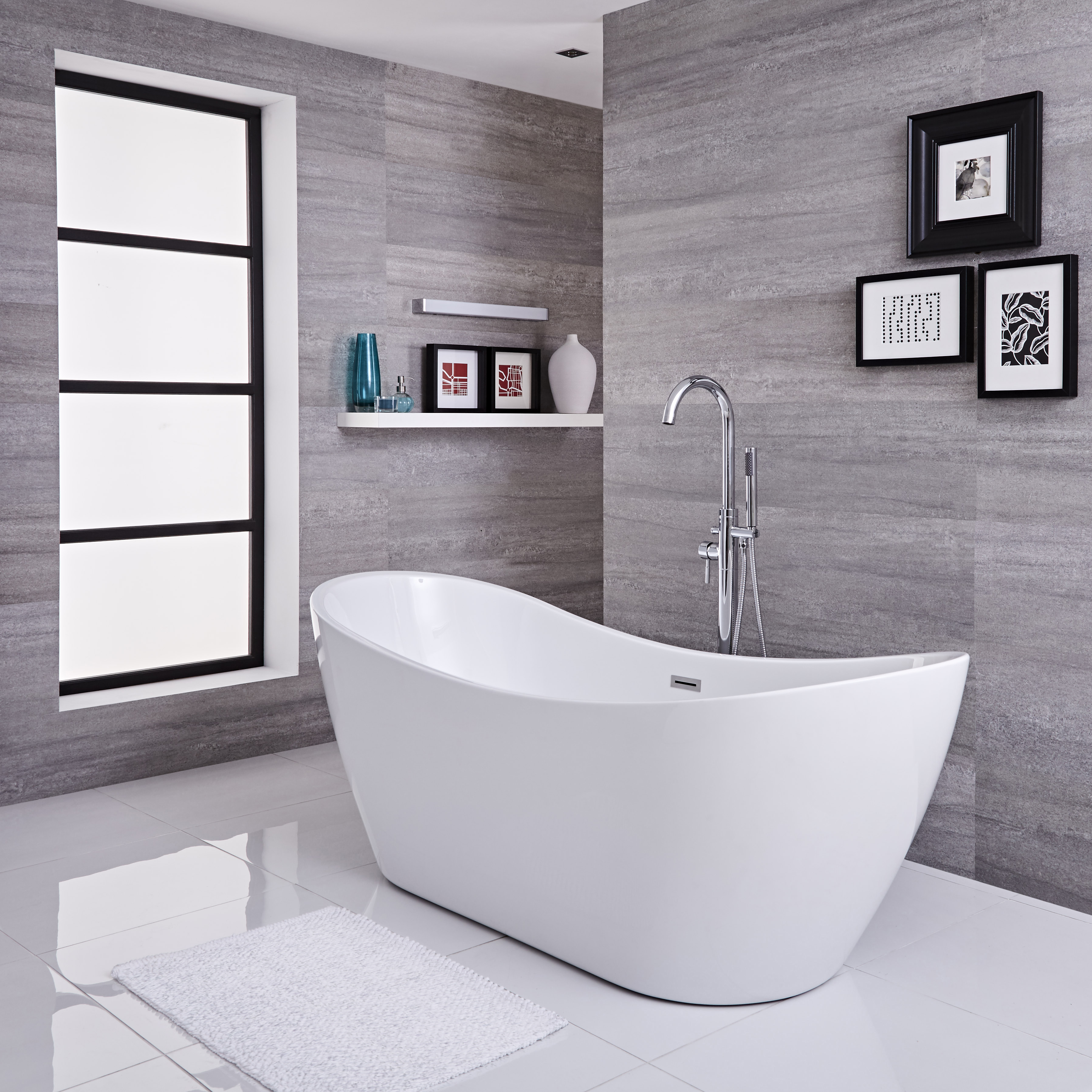 Vasca Centro Stanza Ovale 1830 x 710 x 730mm - Otterton