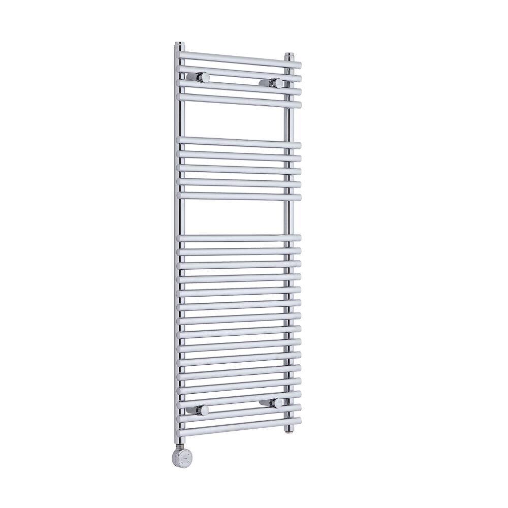 Radiatore Scaldasalviette Misto Piatto - Cromato - 1150mm x 450mm x 84mm - 383 Watt - Ischia