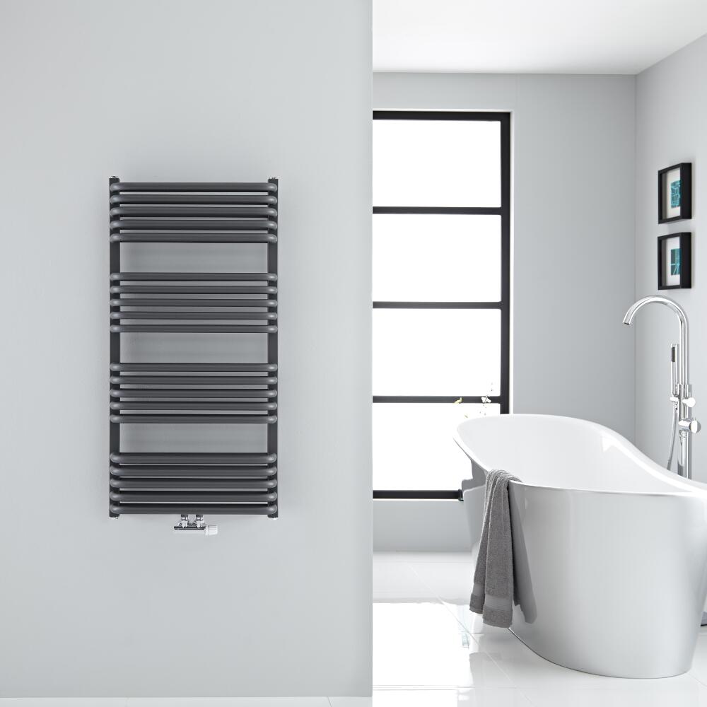 Scaldasalviette- Curvo - Antracite - 1000mm x 500mm - 933 Watt - Arch