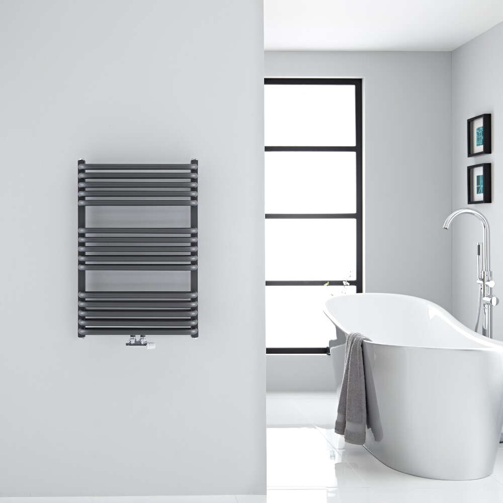 Scaldasalviette - Antracite - 736mm x 500mm - 752 Watt - Arch