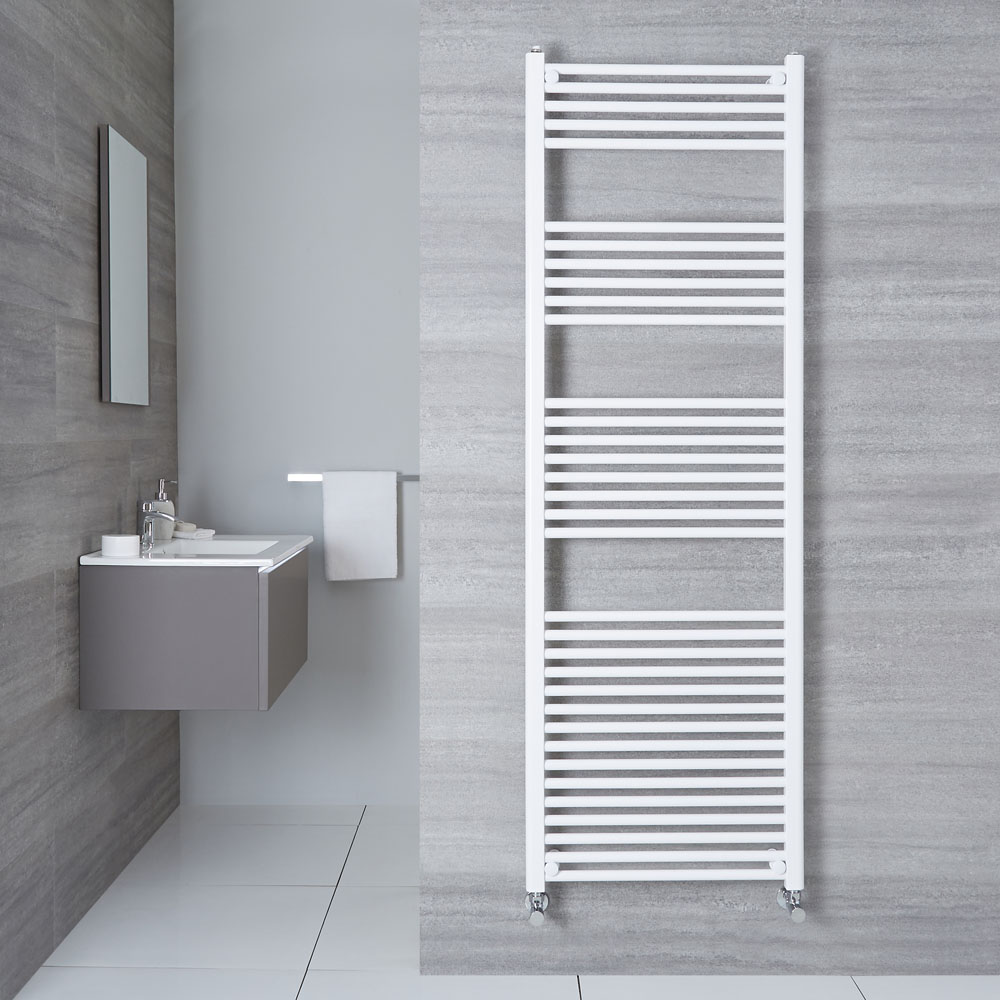 Radiatore Scaldasalviette Piatto - Bianco - 1800mm x 600mm x 30mm - 1122 Watt - Etna