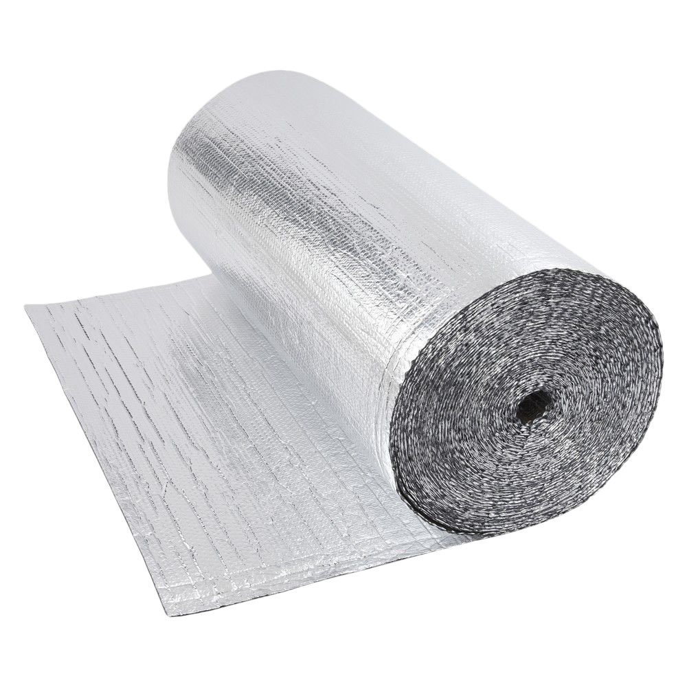 Isolante Termico Multistrato a Bolle d’Aria con Due Fogli di Alluminio - 40m x 1,2m