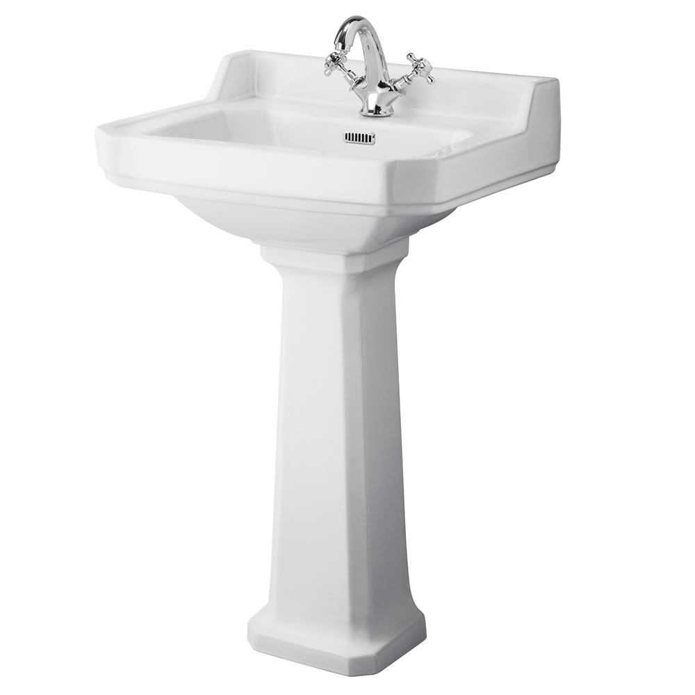 Lavabo su Colonna 595mm Tradizionale - Carlton