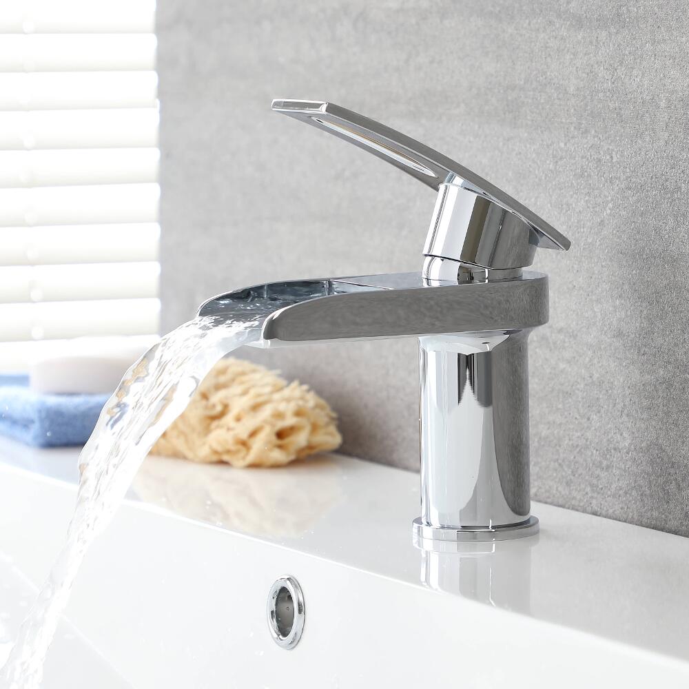Rubinetto Miscelatore a Cascata Monocomando per Lavabo - Rhyme