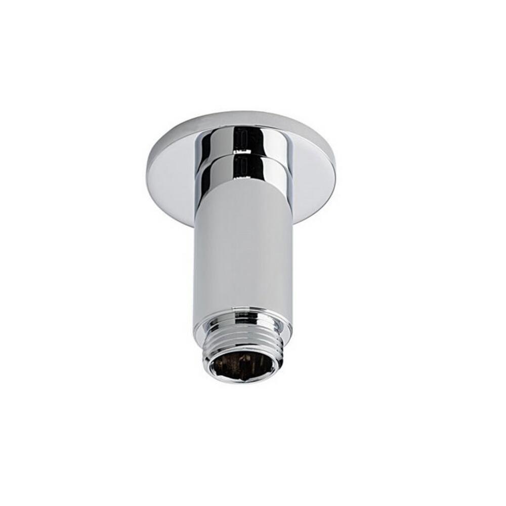 Braccio Doccia Tondo a Soffitto in Ottone Cromato 50mm