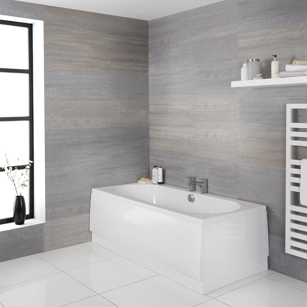 Vasca da Bagno a Doppio Schienale con Design Arrotondato - Disponibile in Diverse Misure
