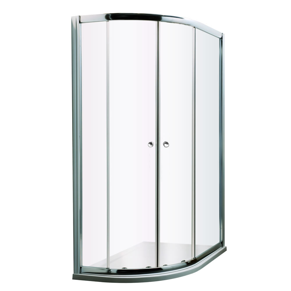 Cabina Box Doccia Angolare Semicircolare 1200x800x1950mm entrata a sinistra con Piatto Doccia - Hutton