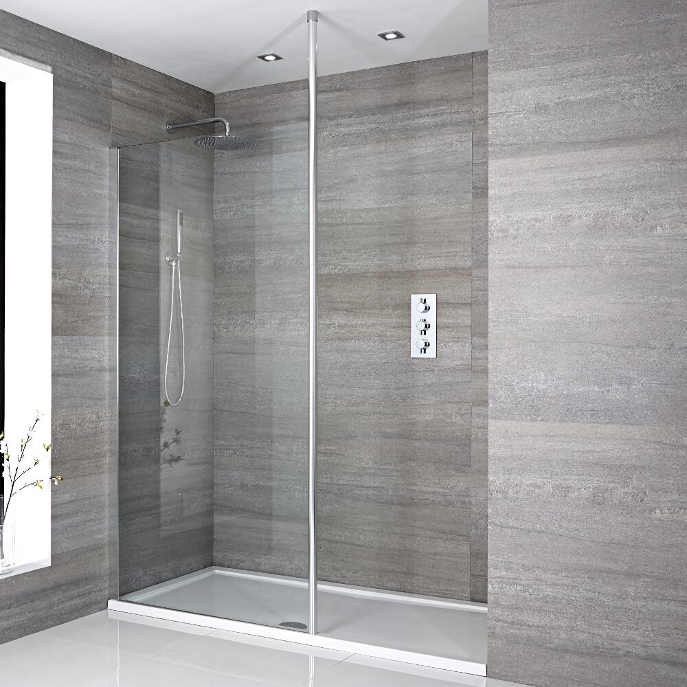 Barra di Sostegno dal Pavimento al Soffitto per Box Doccia Walk-in