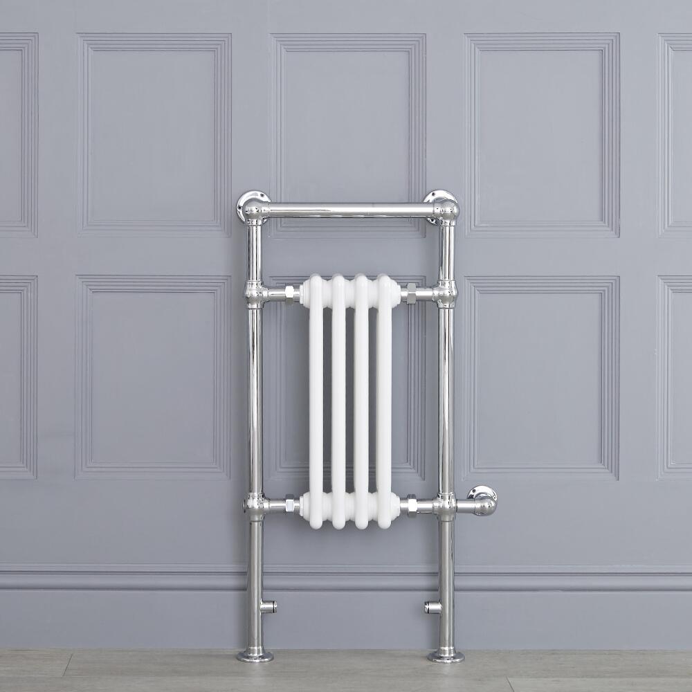 Radiatore Scaldasalviette - Elettrico - Tradizionale Bianco - 930mm x 452mm - Elizabeth