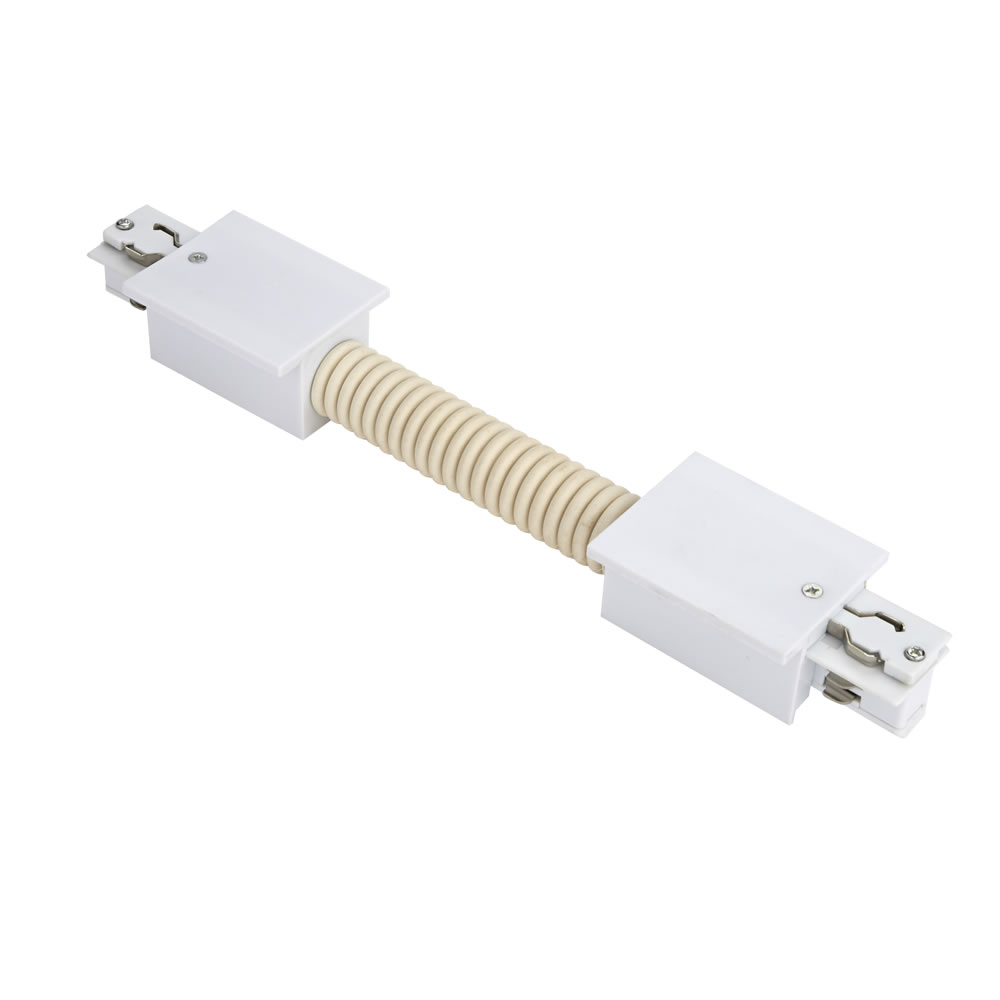 Biard Connettore Flessibile Per Binario da Incasso con Sistema Trifase - Bianco