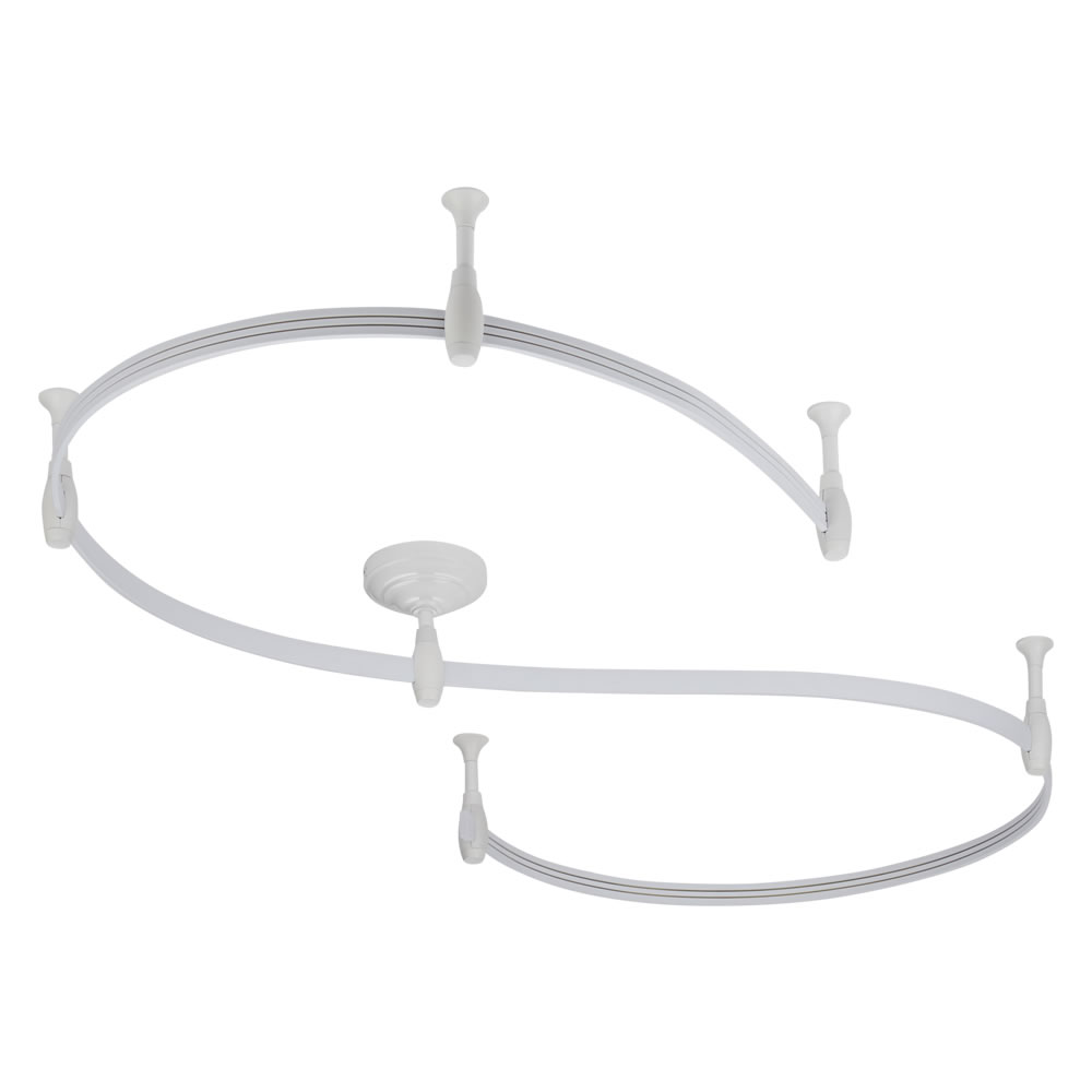 Biard Binario Flessibile Bianco 3m Monofase
