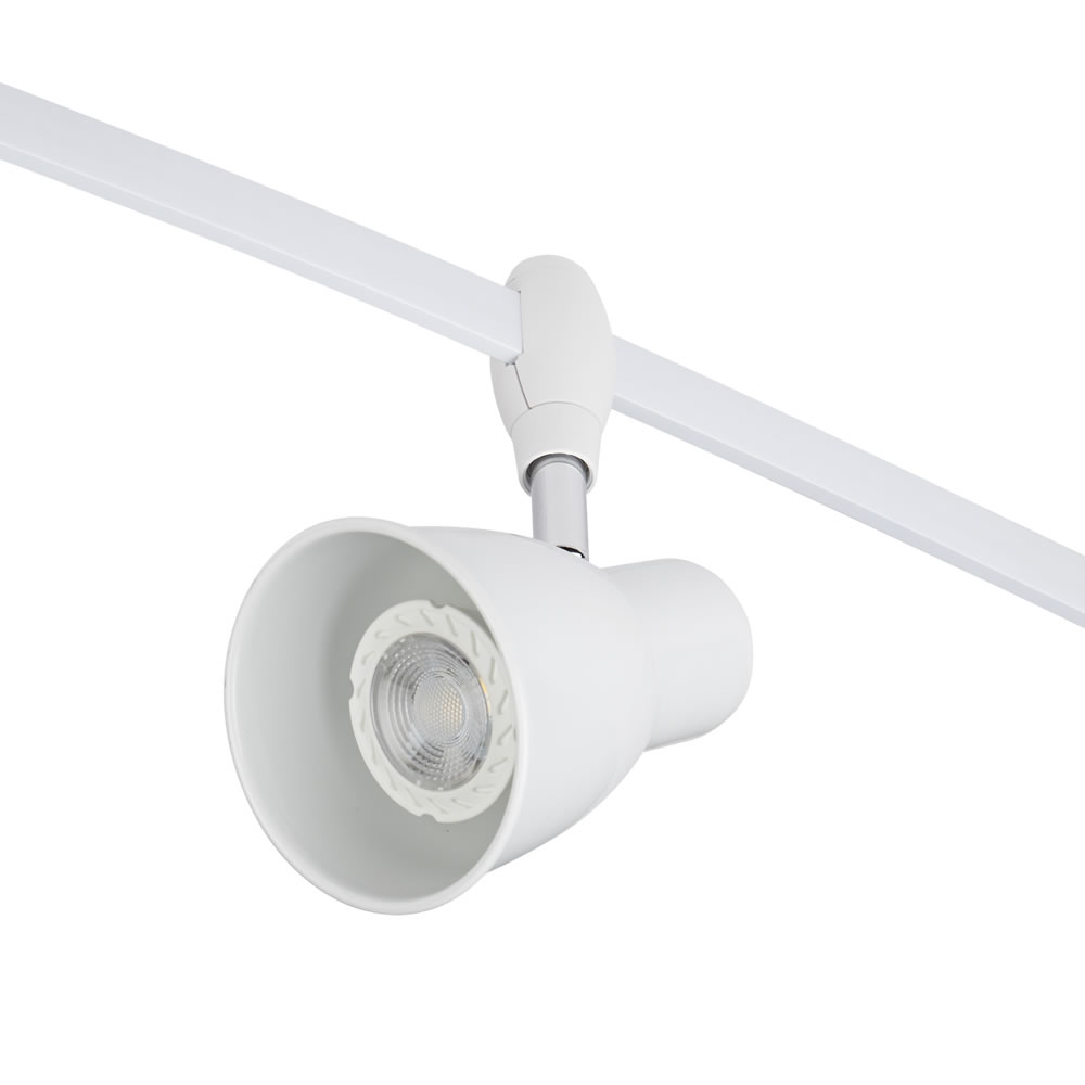 Biard Faretto Bianco LED 18,2x9cm per Binario Flessibile - Panza