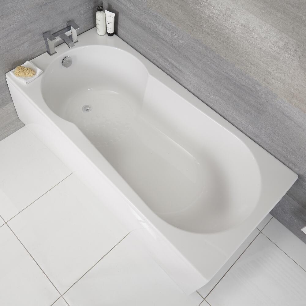 Vasca da Bagno Rettangolare 1700x800mm senza Pannello Vasca