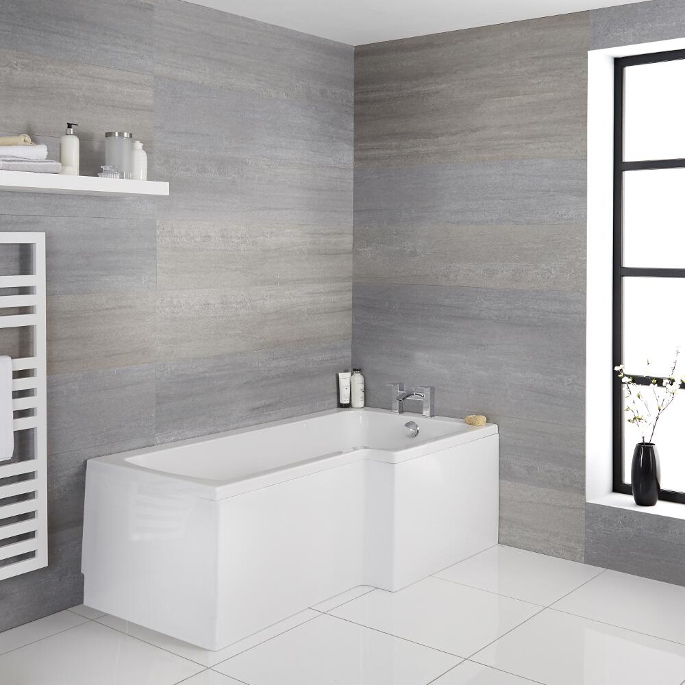 Vasca da Bagno Angolare Destra in Acrilico 85x170cm